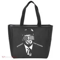 Offended Start Packing Funny Trump Tote Bag thumb 0