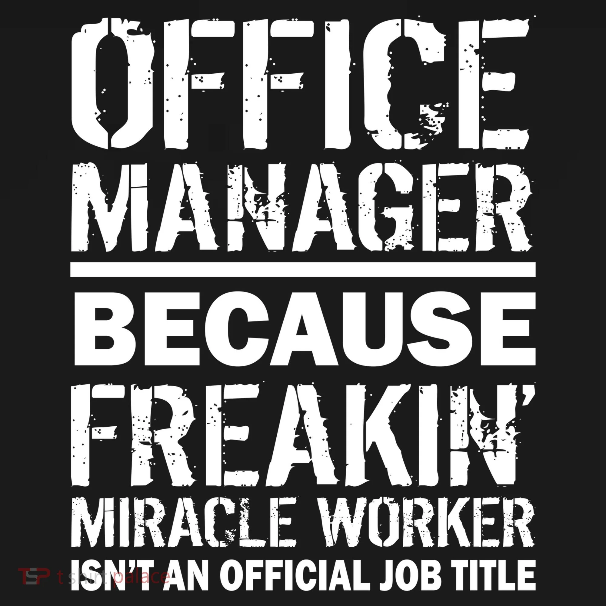 Office Manager Miracle Worker Job Title Ornament