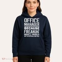 Office Manager Miracle Worker Job Title Hoodie thumb 5