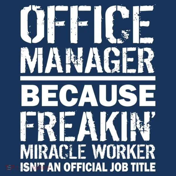 Office Manager Miracle Worker Job Title Bucket Hat