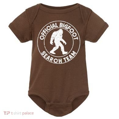 Official Bigfoot Search Team Baby Bodysuit