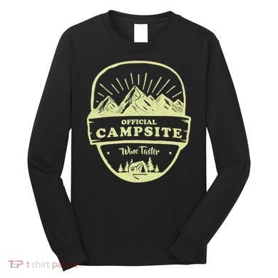 Official Campsite Wine Taster Long Sleeve Shirt