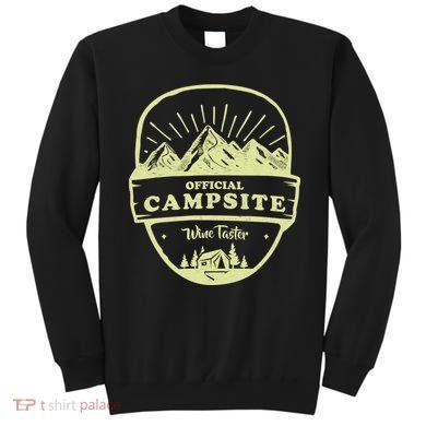 Official Campsite Wine Taster Sweatshirt