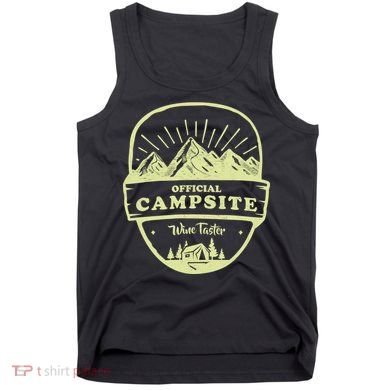 Official Campsite Wine Taster Tank Top