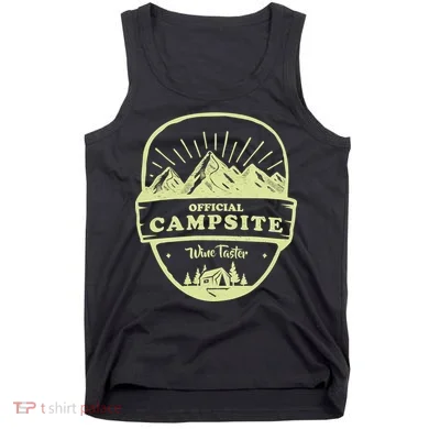 Official Campsite Wine Taster Tank Top
