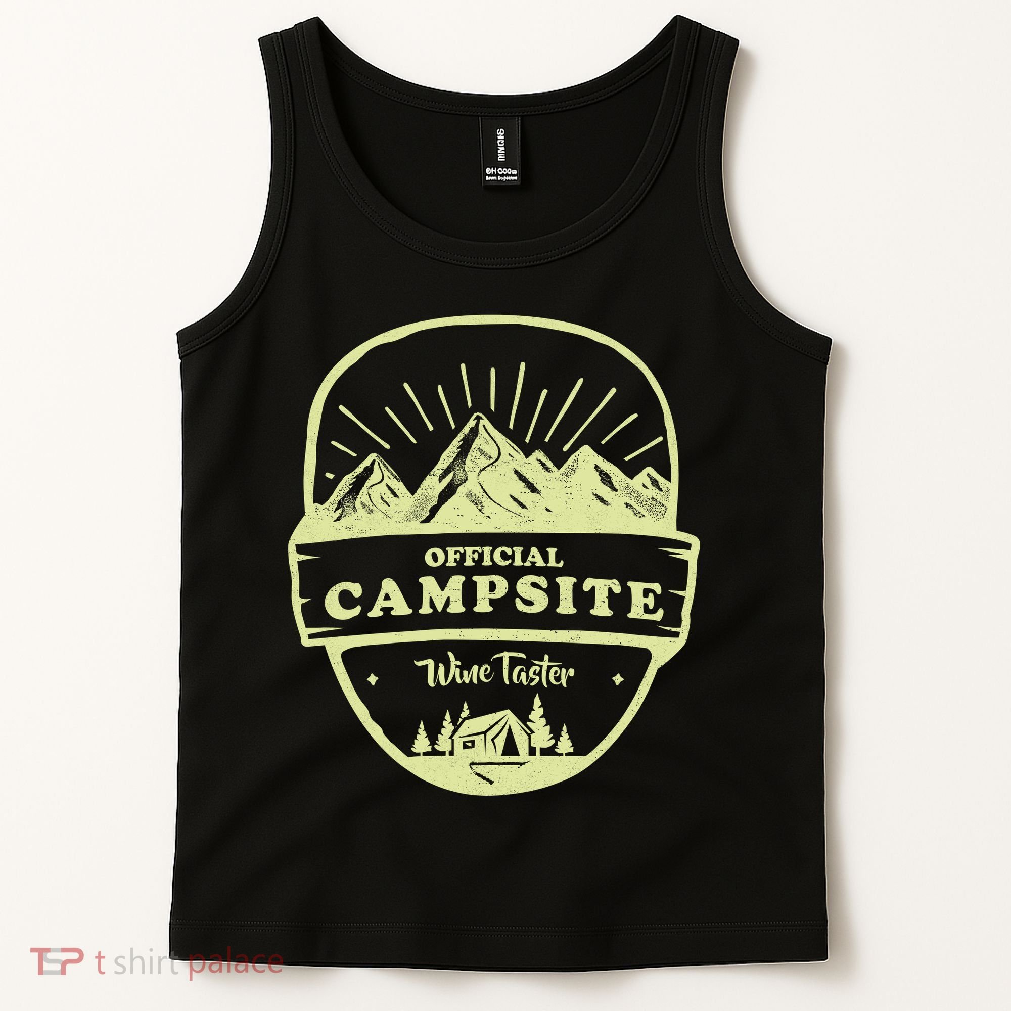 Official Campsite Wine Taster Tank Top