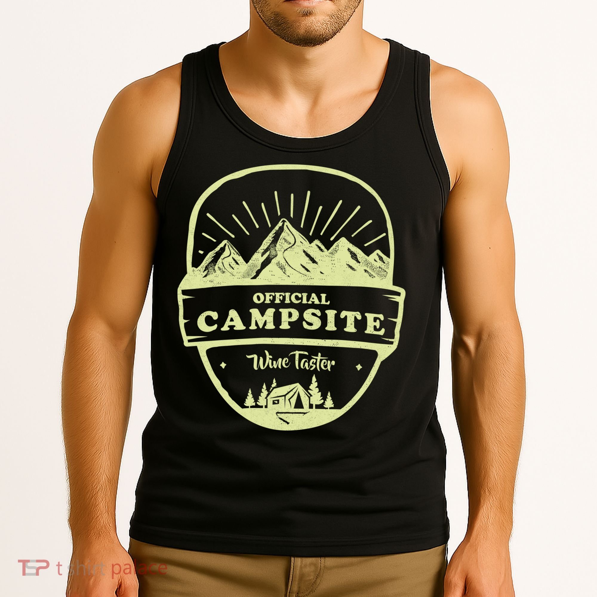 Official Campsite Wine Taster Tank Top