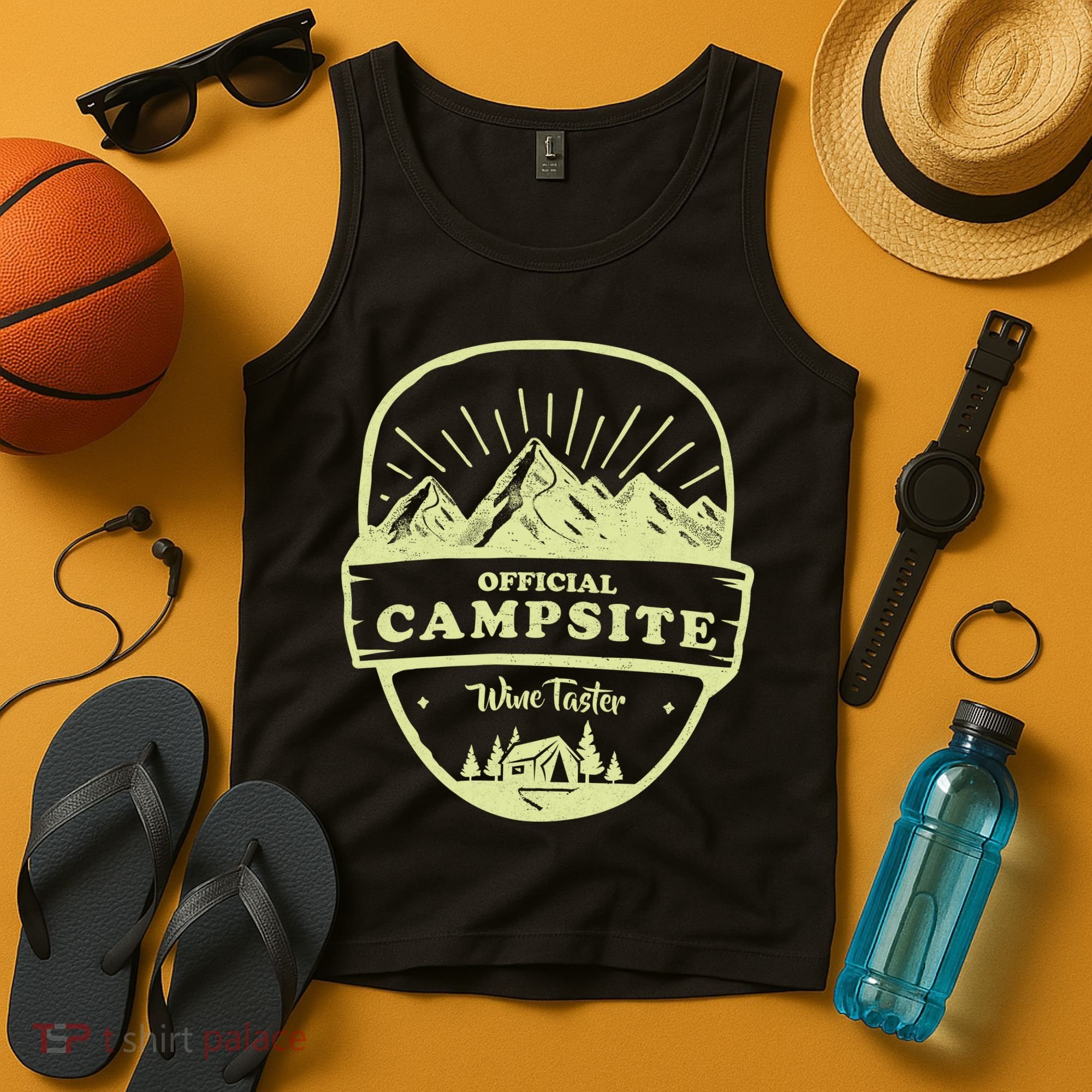 Official Campsite Wine Taster Tank Top