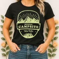 Official Campsite Wine Taster Women's T-Shirt thumb 2