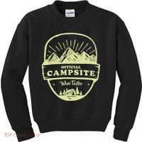Official Campsite Wine Taster Kids Sweatshirt thumb 0