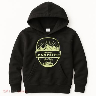 Official Campsite Wine Taster Kids Hoodie
