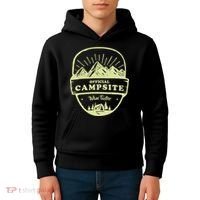 Official Campsite Wine Taster Kids Hoodie thumb 4