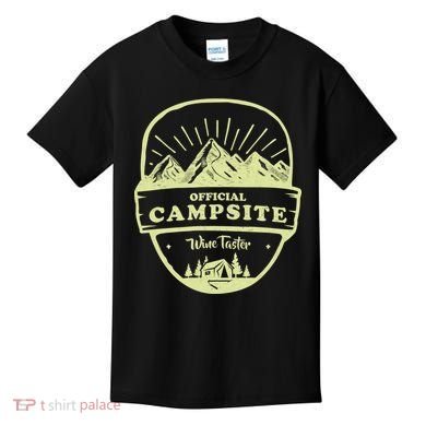 Official Campsite Wine Taster Kids T-Shirt