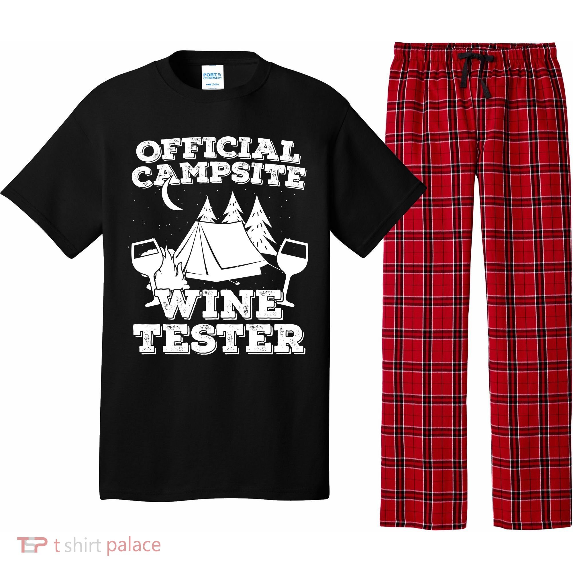 Official Campsite Wine Tester Pajama Set