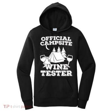Official Campsite Wine Tester Women's Hoodie