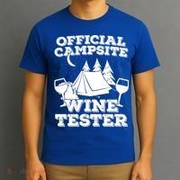 Official Campsite Wine Tester T-Shirt thumb 3
