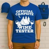 Official Campsite Wine Tester T-Shirt thumb 6