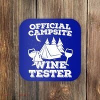 Official Campsite Wine Tester Coaster thumb 0