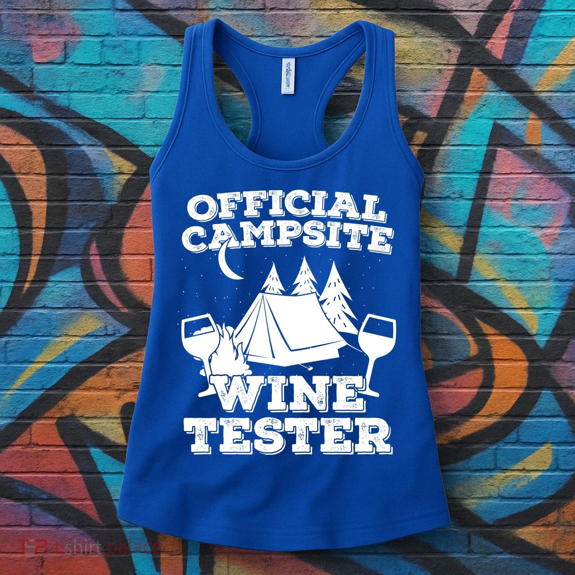 Official Campsite Wine Tester Women's Tank Top