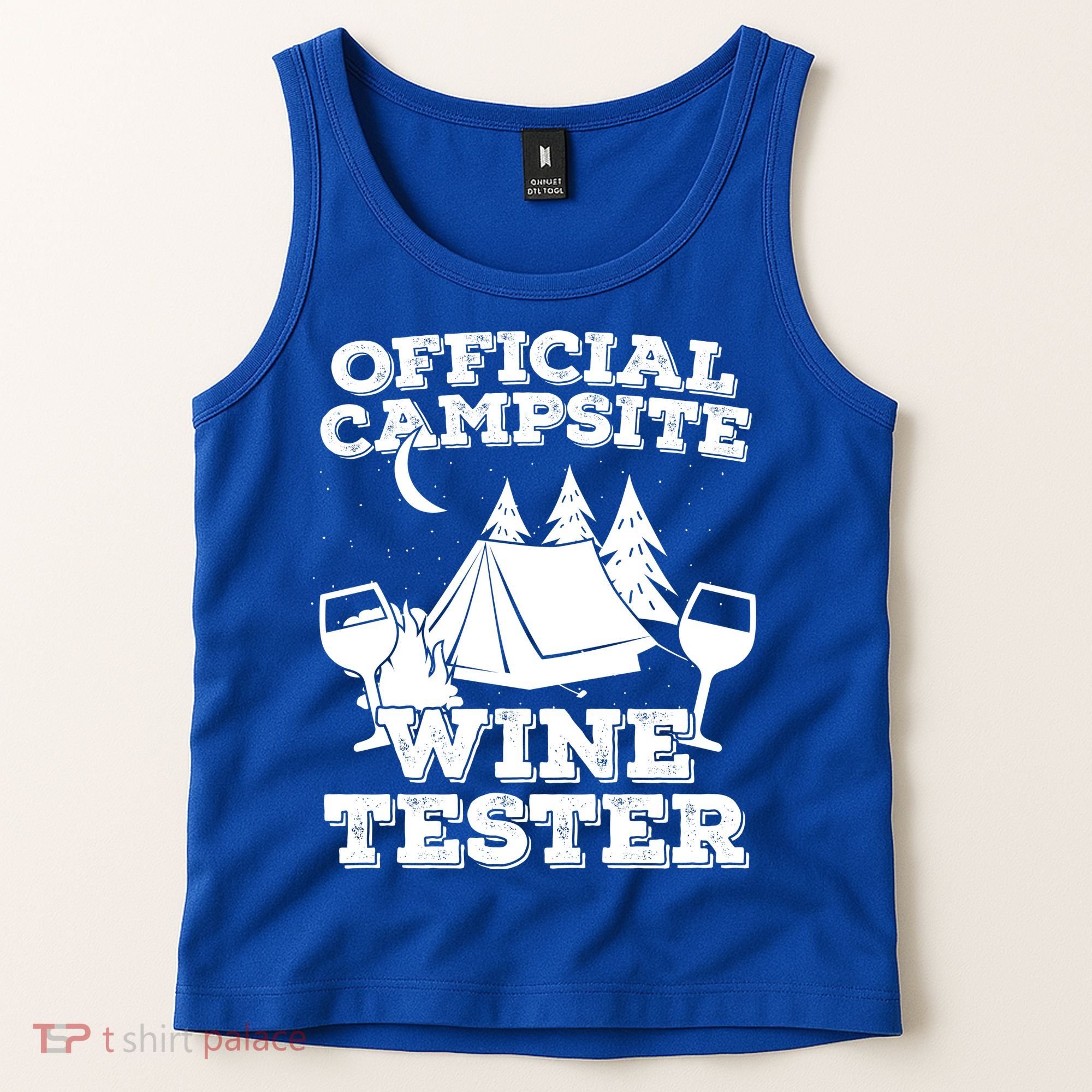 Official Campsite Wine Tester Tank Top