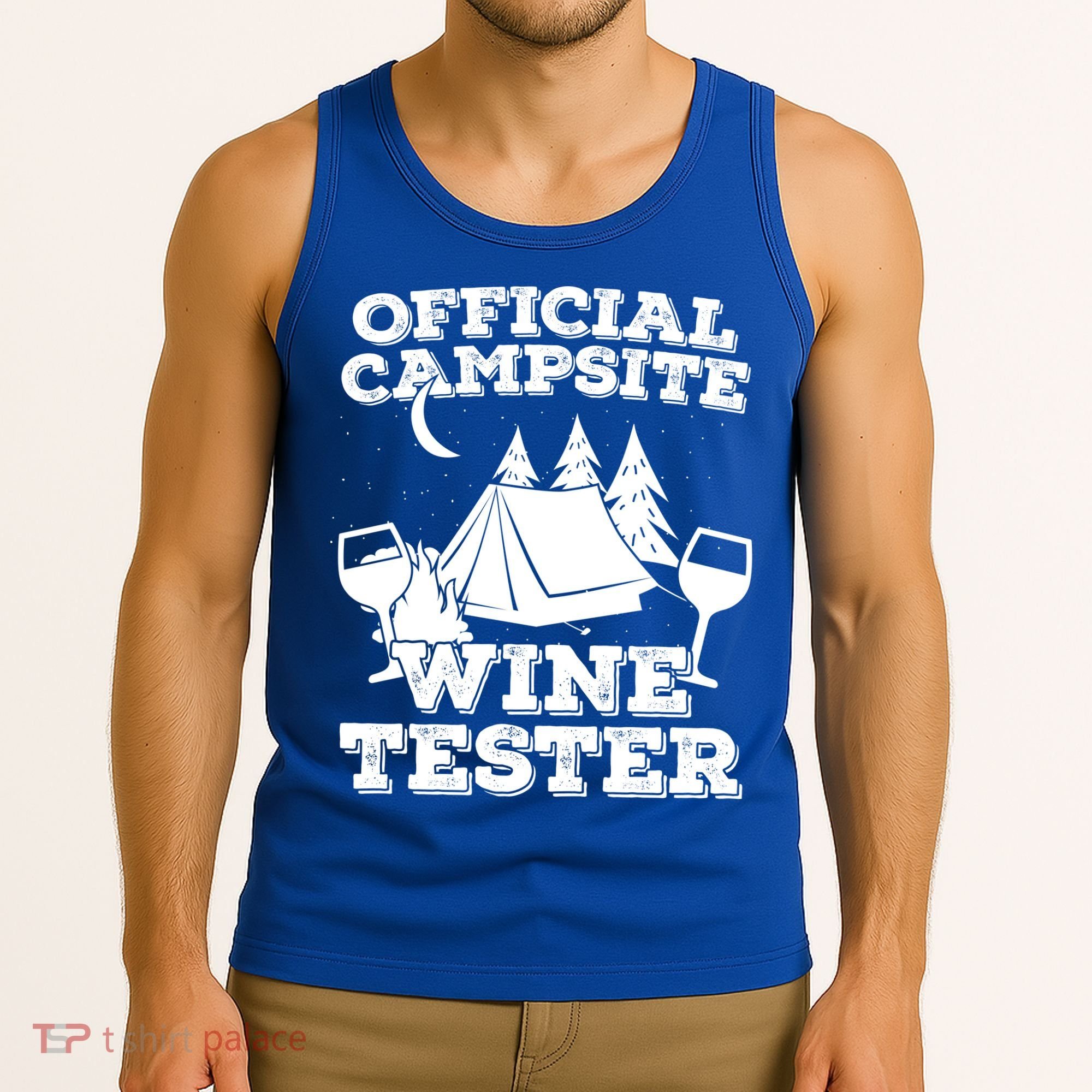Official Campsite Wine Tester Tank Top