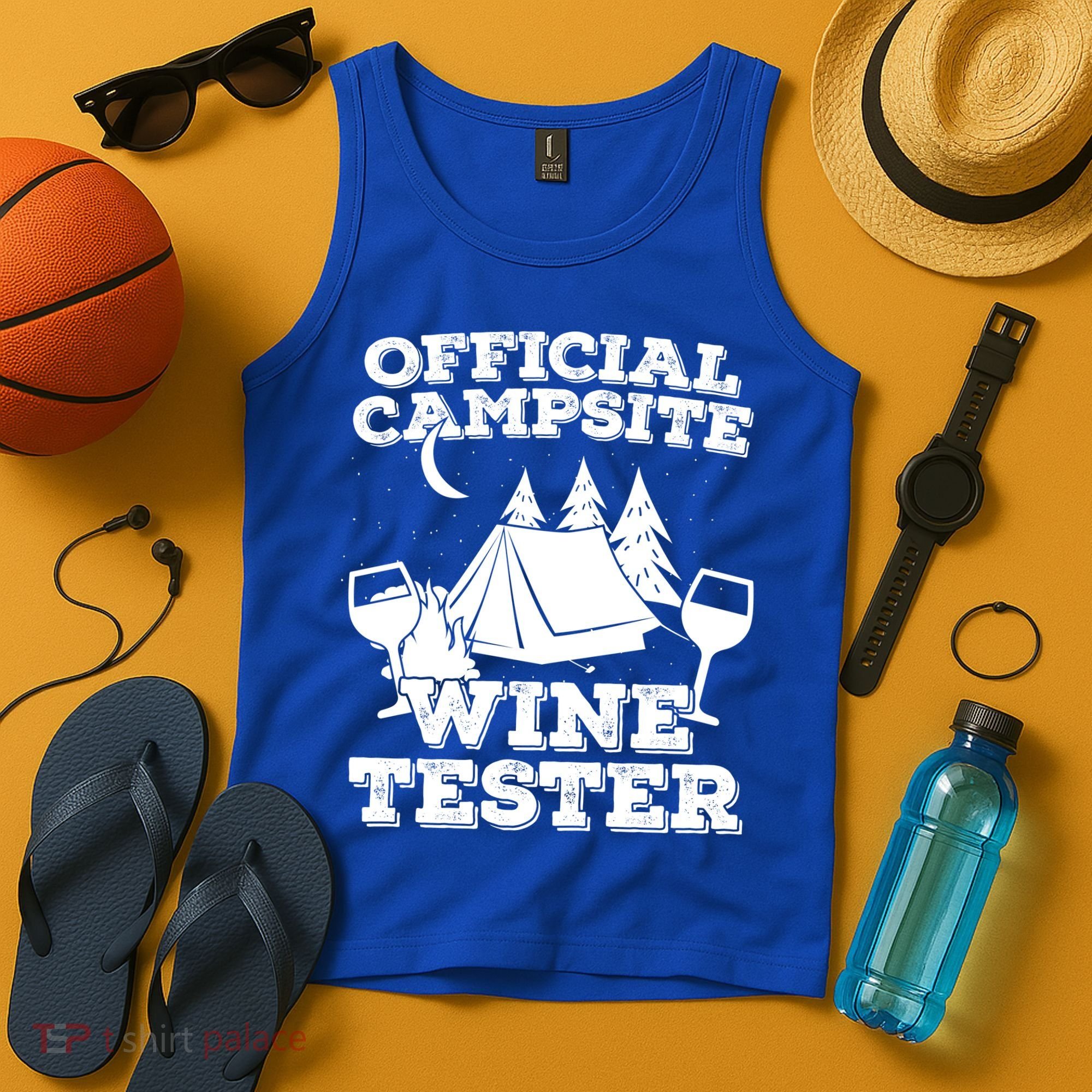 Official Campsite Wine Tester Tank Top