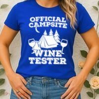 Official Campsite Wine Tester Women's T-Shirt thumb 2