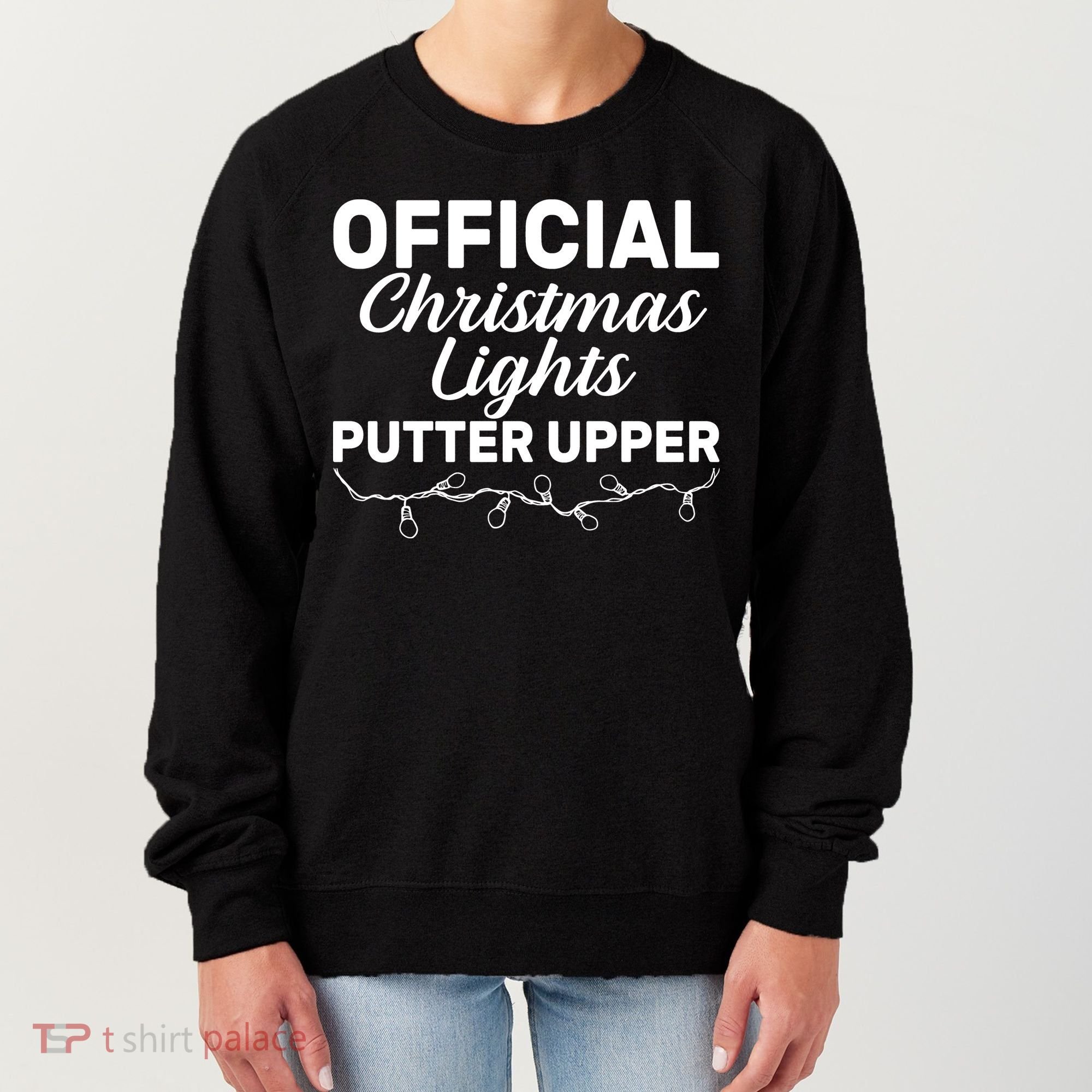 Official Christmas Light Putter Upper Women's Sweatshirt