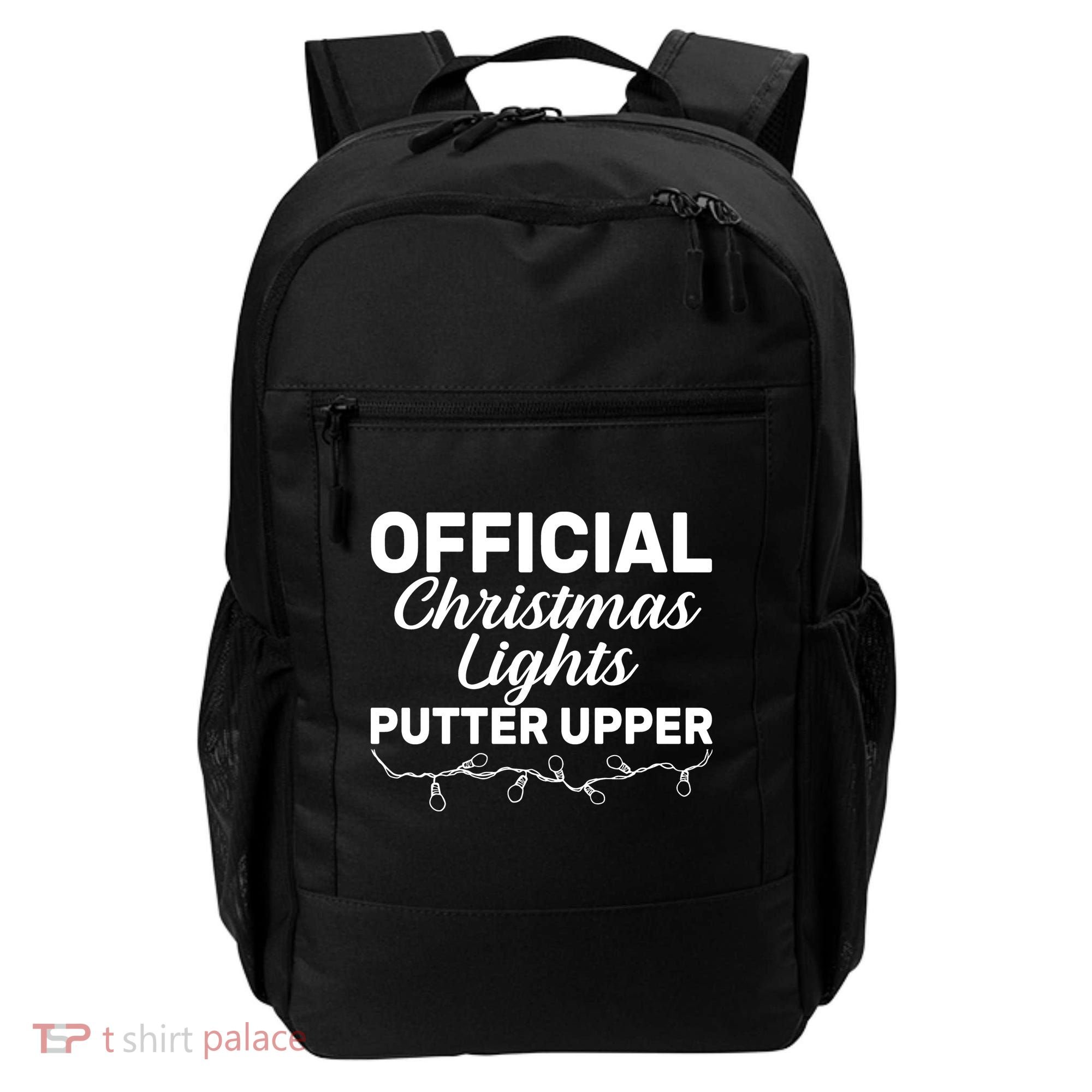 Official Christmas Light Putter Upper Backpack