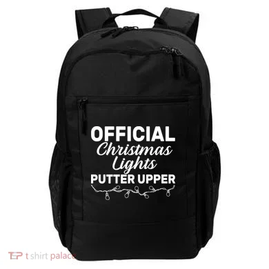 Official Christmas Light Putter Upper Backpack