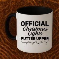 Official Christmas Light Putter Upper Coffee Mug thumb 2
