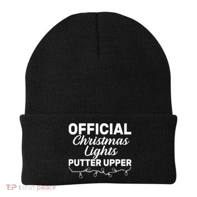 Official Christmas Light Putter Upper Beanie