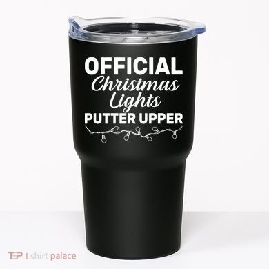 Official Christmas Light Putter Upper Tumbler