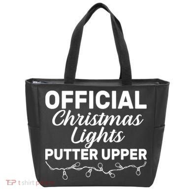 Official Christmas Light Putter Upper Tote Bag