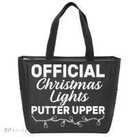 Official Christmas Light Putter Upper Tote Bag thumb 0