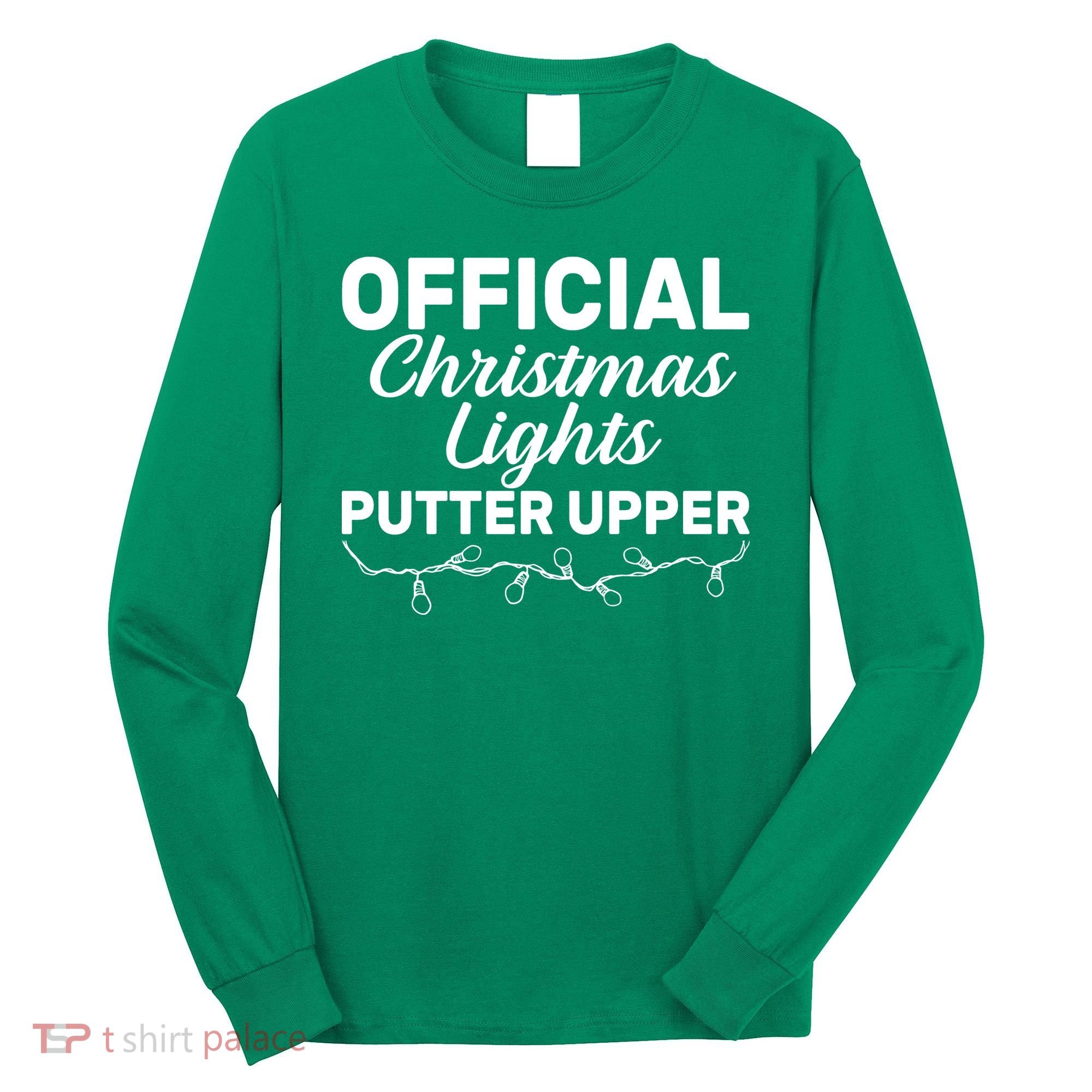 Official Christmas Light Putter Upper Long Sleeve Shirt