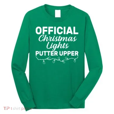 Official Christmas Light Putter Upper Long Sleeve Shirt