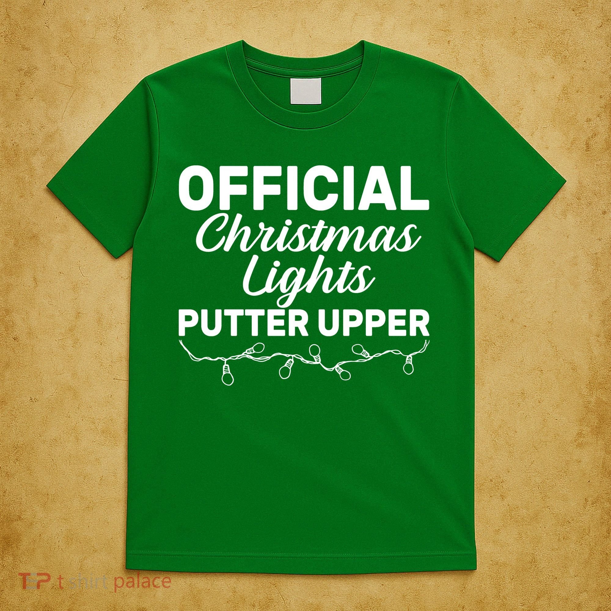 Official Christmas Light Putter Upper T-Shirt