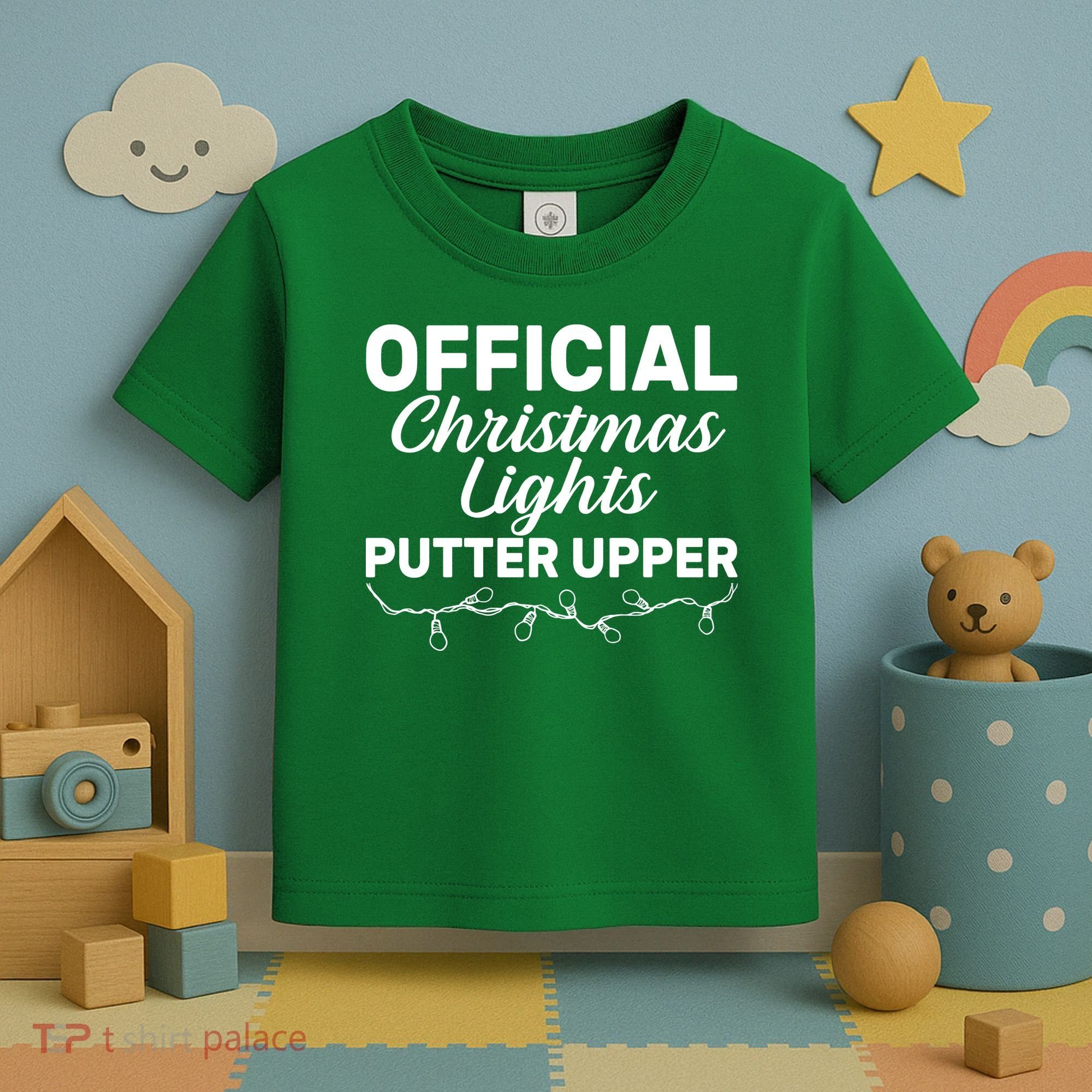Official Christmas Light Putter Upper Toddler T-Shirt