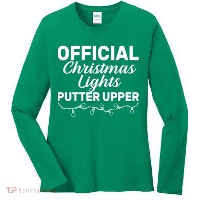 Official Christmas Light Putter Upper Women's Long Sleeve Shirt
