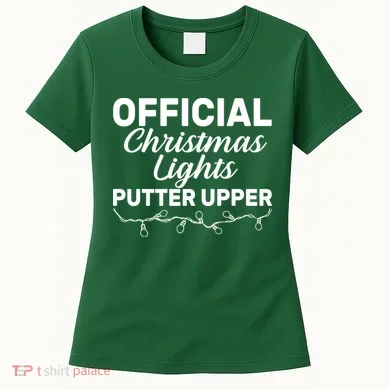 Official Christmas Light Putter Upper Women's T-Shirt
