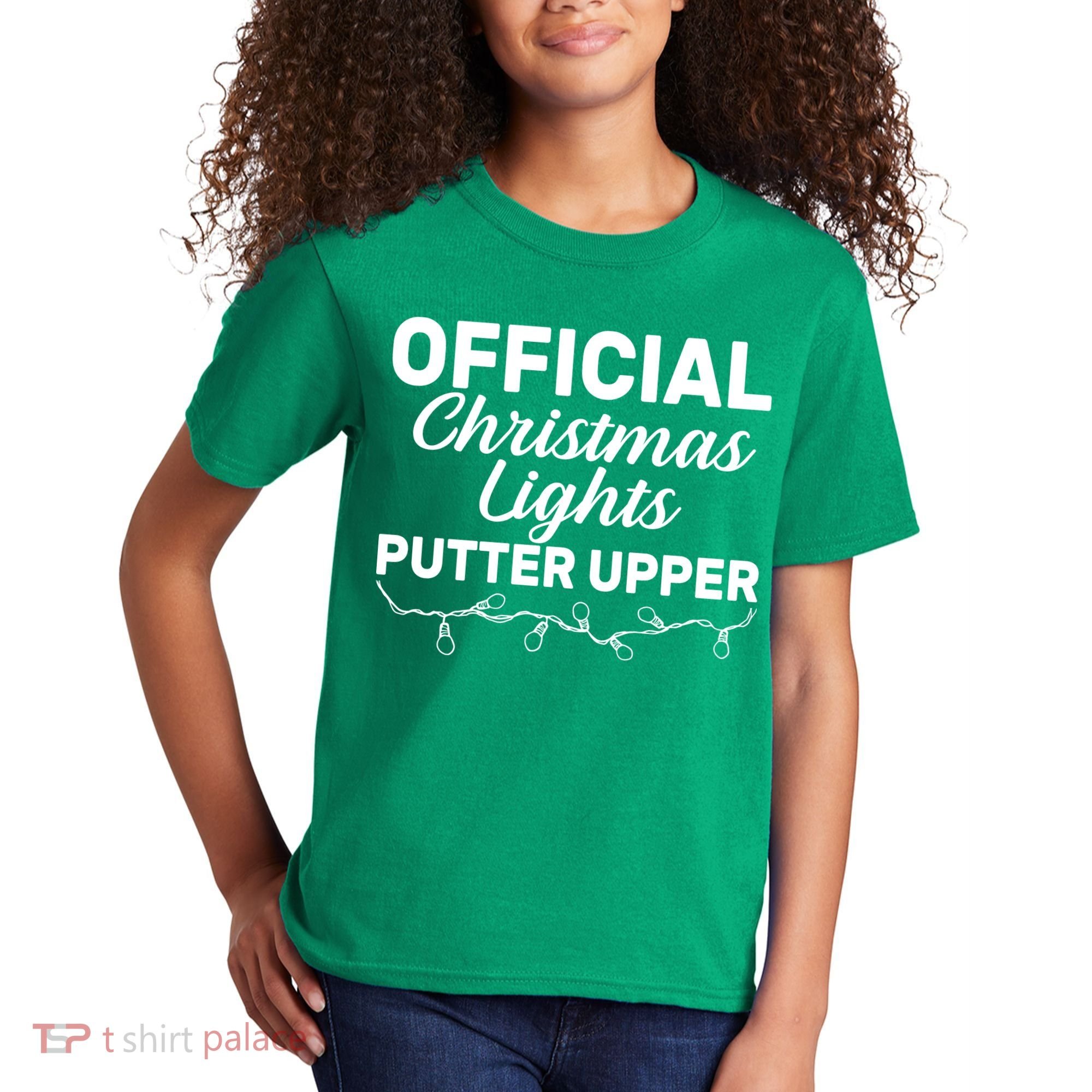 Official Christmas Light Putter Upper Kids T-Shirt