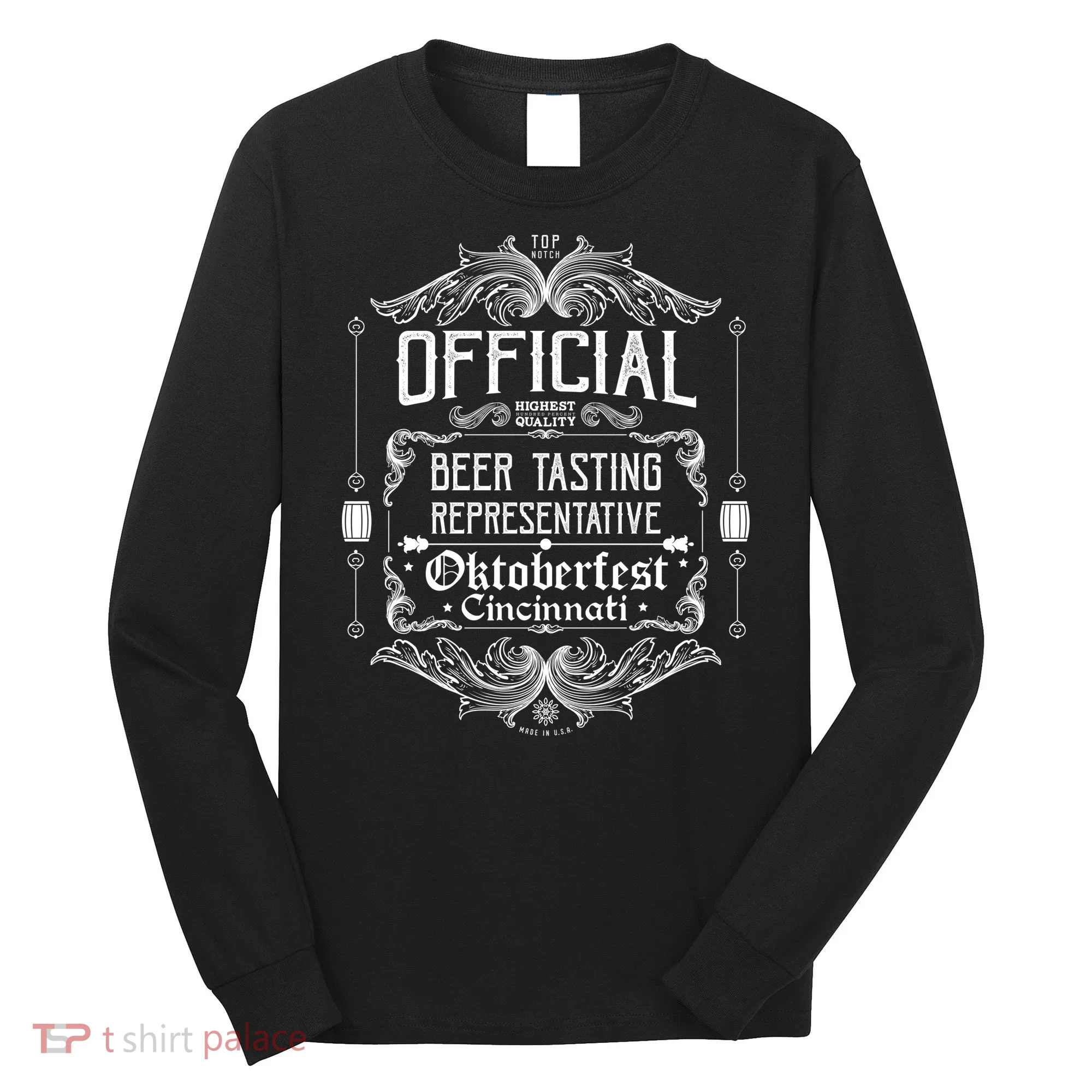 Official Cincinnati Oktoberfest Beer Tasting Representative Long Sleeve Shirt