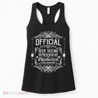 Official Cincinnati Oktoberfest Beer Tasting Representative Women's Tank Top