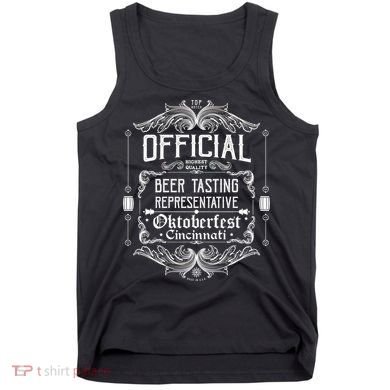 Official Cincinnati Oktoberfest Beer Tasting Representative Tank Top