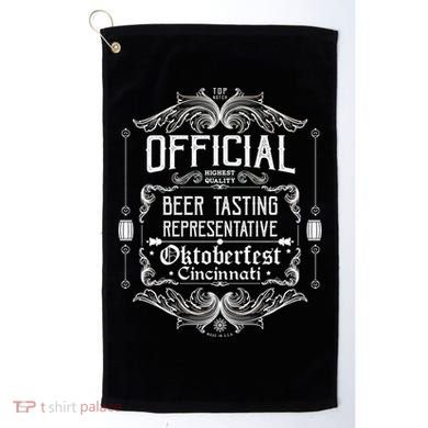 Official Cincinnati Oktoberfest Beer Tasting Representative Golf Towel