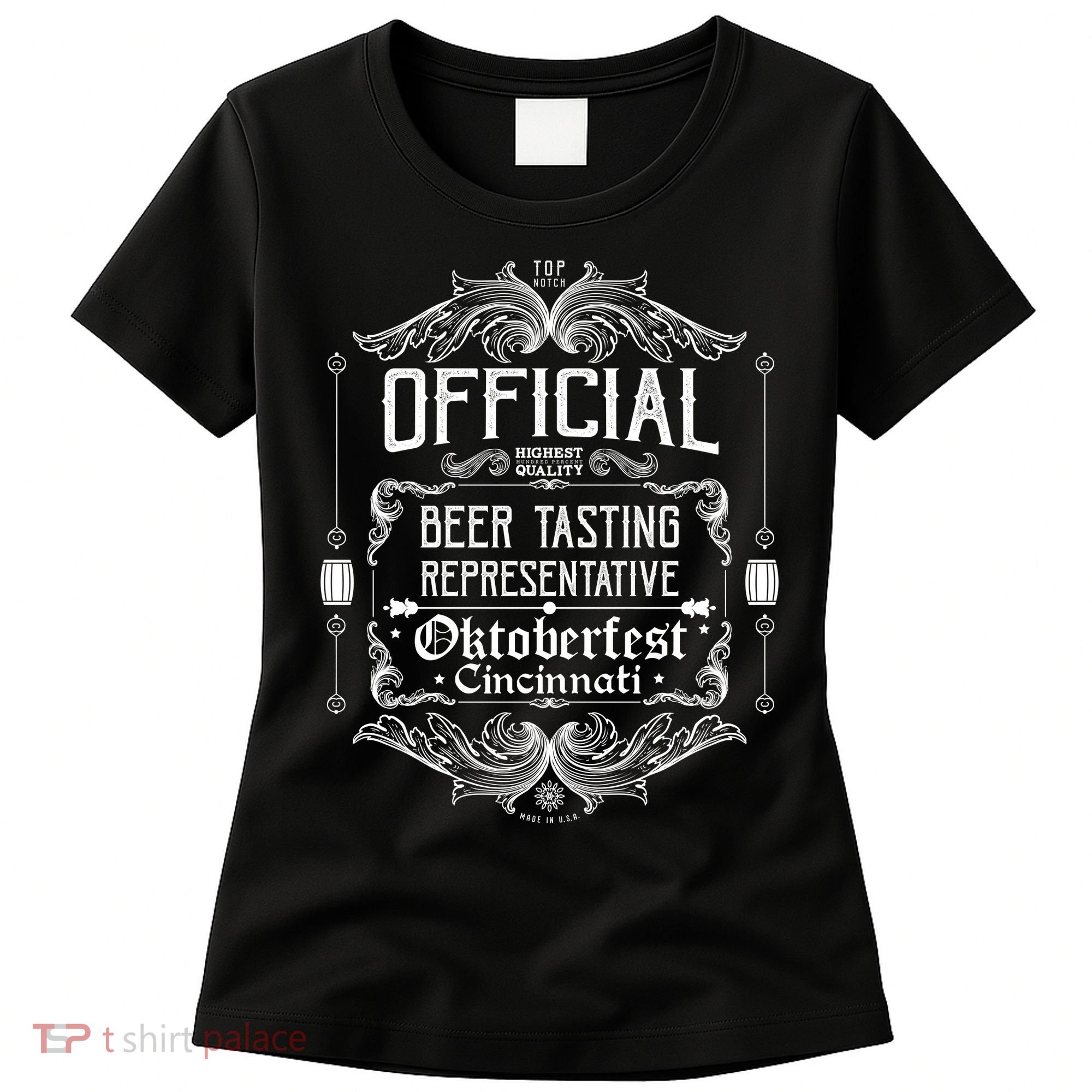 Official Cincinnati Oktoberfest Beer Tasting Representative Women's T-Shirt