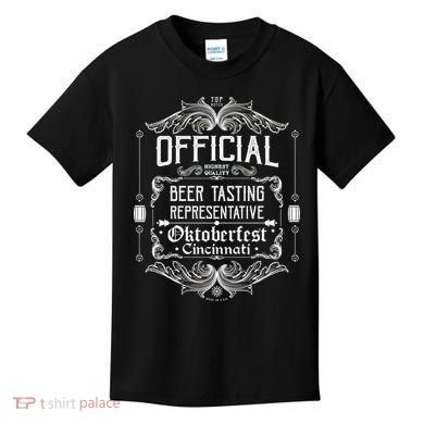 Official Cincinnati Oktoberfest Beer Tasting Representative Kids T-Shirt