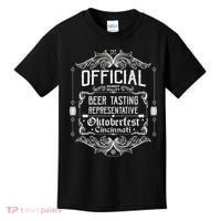 Official Cincinnati Oktoberfest Beer Tasting Representative Kids T-Shirt thumb 0