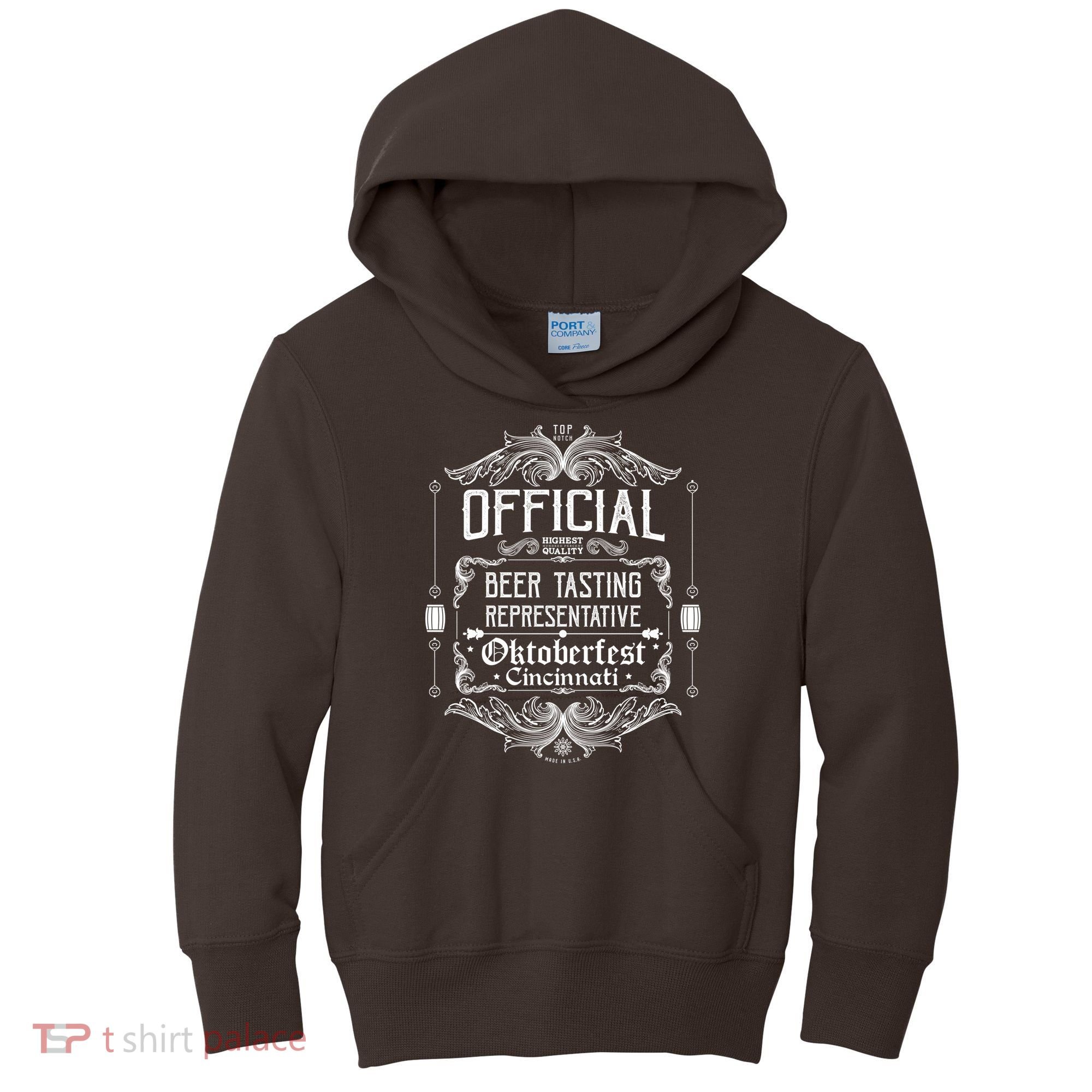 Official Cincinnati Oktoberfest Beer Tasting Representative Kids Hoodie